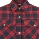 Дамска карирана риза в тъмносиньо и червено Urban Classics Ladies Oversized Overshirt midnightnavy/red, Жилетки - Hoodstyle.bg