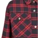 Дамска карирана риза в тъмносиньо и червено Urban Classics Ladies Oversized Overshirt midnightnavy/red, Жилетки - Hoodstyle.bg