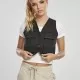 Дамска жилетка без ръкави в черно от Urban Classics Ladies Short Tactical Vest, Жилетки - Hoodstyle.bg