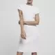 Дамска рокля в бяло Urban Classics Ladies Rib Tee Dress, Рокли - Hoodstyle.bg
