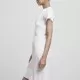 Дамска рокля в бяло Urban Classics Ladies Rib Tee Dress, Рокли - Hoodstyle.bg
