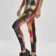 Дамски клин в черно и тъмнорозово от Urban Classics Ladies Tie Dye High Waist Leggings, Клинове - Hoodstyle.bg