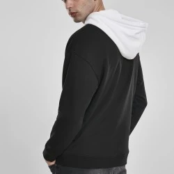 Мъжки суичър в черно Urban Classics Oversized Hooded Crew 