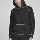 Мъжки суичър в черно Urban Classics Contrast Stitching Hoody, Суичъри - Hoodstyle.bg