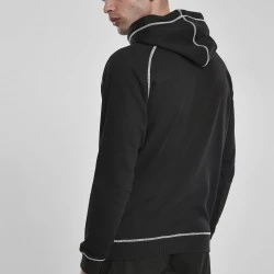 Мъжки суичър в черно Urban Classics Contrast Stitching Hoody