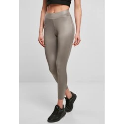 Дамски клин в сив цвят Urban Classics Ladies Imitation Leather Leggings 