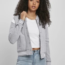 Дамско колежанско яке в сиво от Urban Classics Ladies