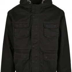 Мъжко яке в черно Urban Classics Cotton Field