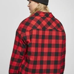 Дамска леко подплатена риза в червено Ladies Flanell Padded Overshirt 
