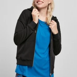 Дамски суичър в черен цвят Urban Classics от органичен памук