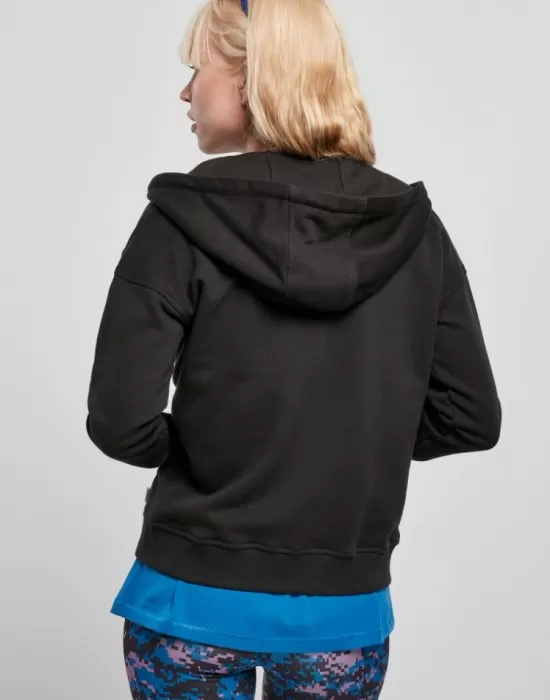 Дамски суичър в черен цвят Urban Classics от органичен памук, Суичъри - Hoodstyle.bg