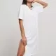 Дамска рокля в бял цвят Urban Classics от органичен памук, Рокли - Hoodstyle.bg