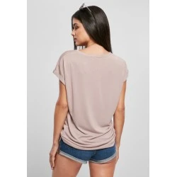 Дамска дълга тениска в цвят пепел от рози Urban Classics 