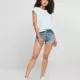 Дамска тениска в светлосин меланж Urban Classics, Тениски - Hoodstyle.bg