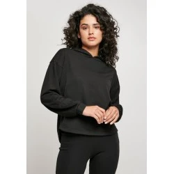 Дамски суичър в черен цвят Urban Classics Shaped 
