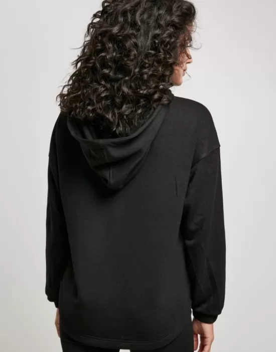 Дамски суичър в черен цвят Urban Classics Shaped, Суичъри - Hoodstyle.bg