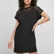Дамска рокля в черен цвят Urban Classics Lace Tee, Рокли - Hoodstyle.bg