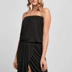 Дамска рокля в черен цвят Urban Classics Bandeau 