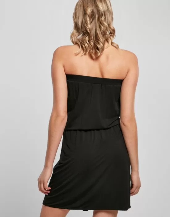 Дамска рокля в черен цвят Urban Classics Bandeau, Рокли - Hoodstyle.bg