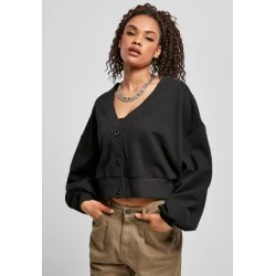 Дамска жилетка в черен цвят Urban Classics от органичен памук