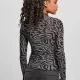 Дамска блуза Urban Classics Ladies AOP Mesh Turtleneck Longsleeve, Блузи - Hoodstyle.bg