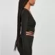 Дамска блуза в черен цвят Urban Classics Rib Wrapped Longsleeve, Блузи - Hoodstyle.bg