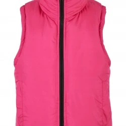 Дамска двулицева грейка в цвят черно/розово Reversible Puffer Vest