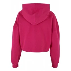 Дамски суичър в розов цвят Urban Classics Ladies Cropped