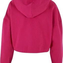 Дамски суичър в розов цвят Urban Classics Ladies Cropped