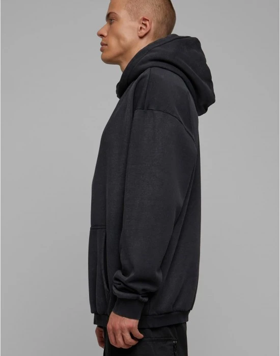 Мъжки суичър в черно Urban Classics Acid Washed Hoody, Суичъри - Hoodstyle.bg