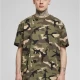 Мъжка камуфлажна тениска Oversized Camo wood, Тениски - Hoodstyle.bg