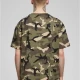 Мъжка камуфлажна тениска Oversized Camo wood, Тениски - Hoodstyle.bg