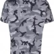 Мъжка камуфлажна тениска Oversized dark camo, Тениски - Hoodstyle.bg
