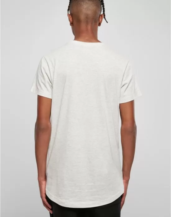 Мъжка дълга светлосива тениска Urban Classics Shaped Long lightgrey, Тениски - Hoodstyle.bg
