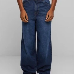 Мъжки дънки в тъмносин цвят Urban Classics Baggy Fit Jeans