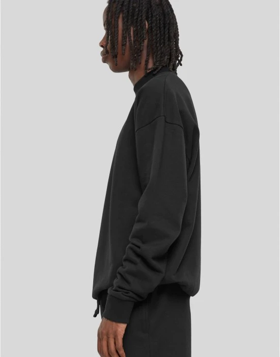 Мъжка блуза в черно Urban Classics Light Terry Crew, Блузи - Hoodstyle.bg