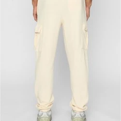 Мъжки панталон в цвят пясък Urban Classics Light Terry 