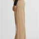 Дамски панталон в бежово Urban Classics Wide Pleated, Панталони - Hoodstyle.bg