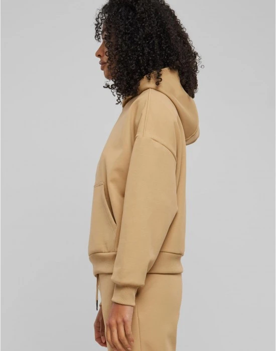 Дамски суичър в кафяво Urban Classics Ladies Cozy Oversized, Суичъри - Hoodstyle.bg