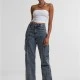 Дамски топ в бял цвят Urban Classics Ladies Knotted Bandeau, Топове - Hoodstyle.bg