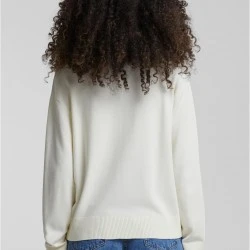 Дамска жилетка в цвят пясък Urban Classics Knitted