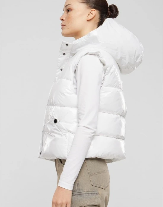 Дамска къса грейка в бяло Urban Classics, Якета - Hoodstyle.bg