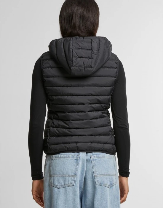 Дамска грейка в черно Urban Classics Puffer Vest, Жилетки - Hoodstyle.bg
