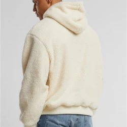 Мъжки суичър в цвят пясък Urban Classics Oversized Teddy