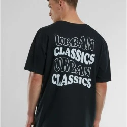 Мъжка тениска в черно Urban Classics UC Weavy Oversized