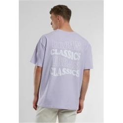 Мъжка тениска в лилаво Urban Classics UC Weavy Oversized