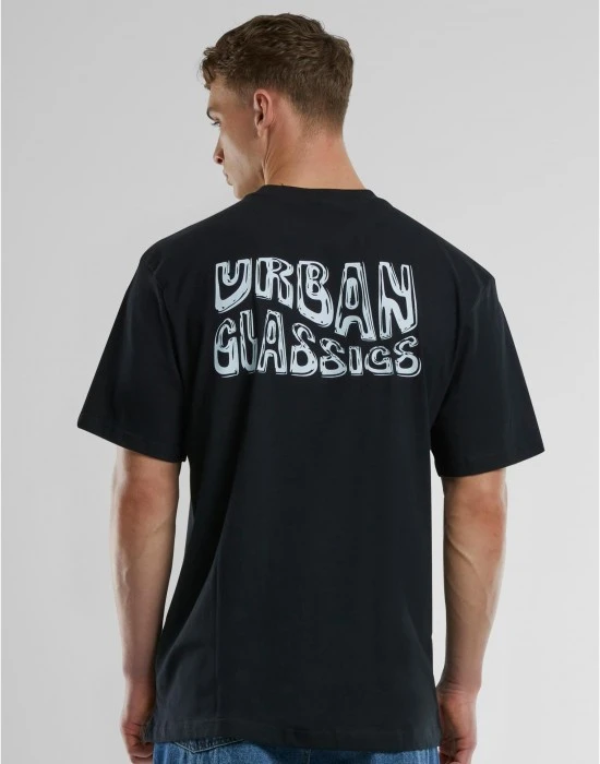 Мъжка тениска в черно Urban Classics UC Oversize, Овърсайз - Hoodstyle.bg