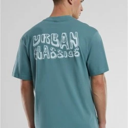 Мъжка тениска в петролно син цвят Urban Classics UC Oversize