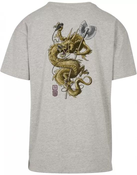 Мъжка тениска в сив цвят Wu Wear Dragon, Тениски - Hoodstyle.bg