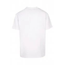 Мъжка тениска в бял цвят WU Wear Earth Logo Oversize